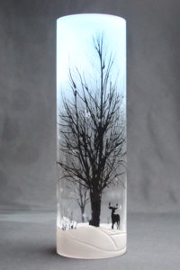 ブラスト工房　作品　冬の樹