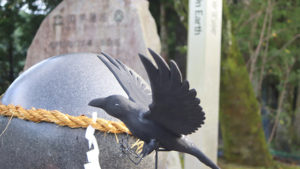 熊野本宮大社　八咫烏　　ブラスト工房