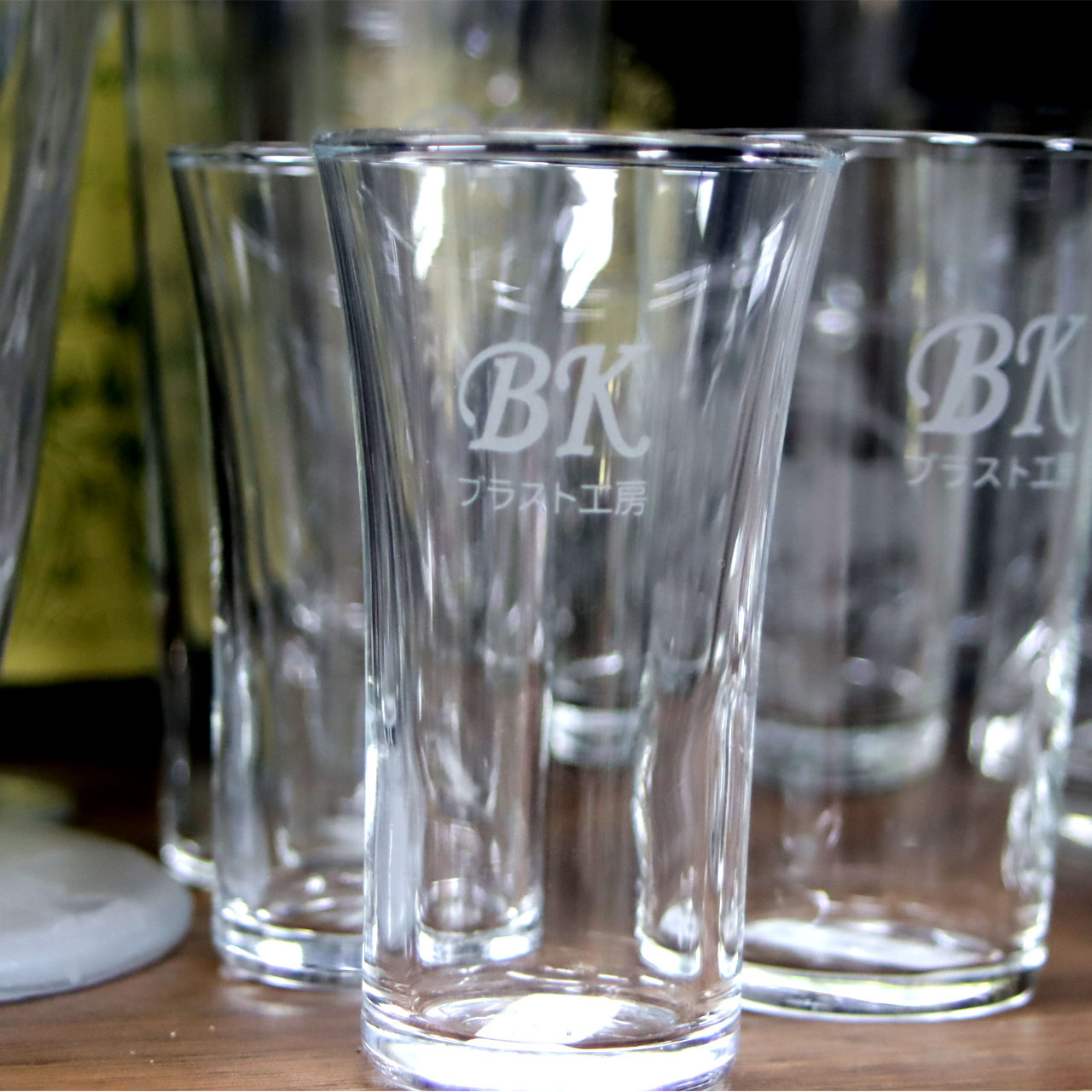 一口ビールグラス