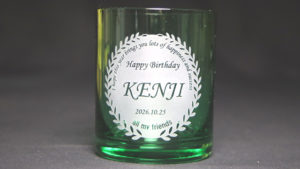 被せガラス　ブラスト工房