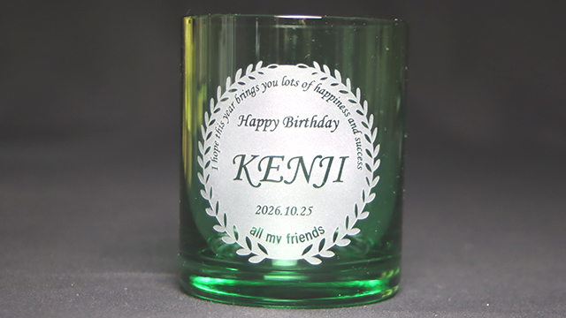 被せガラス　ブラスト工房